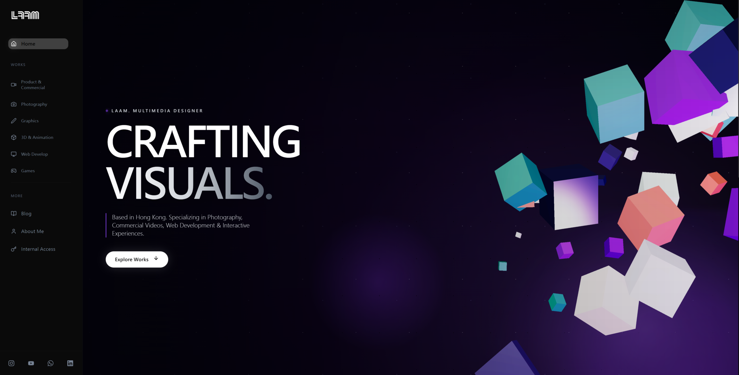 Laam Portfolio website
